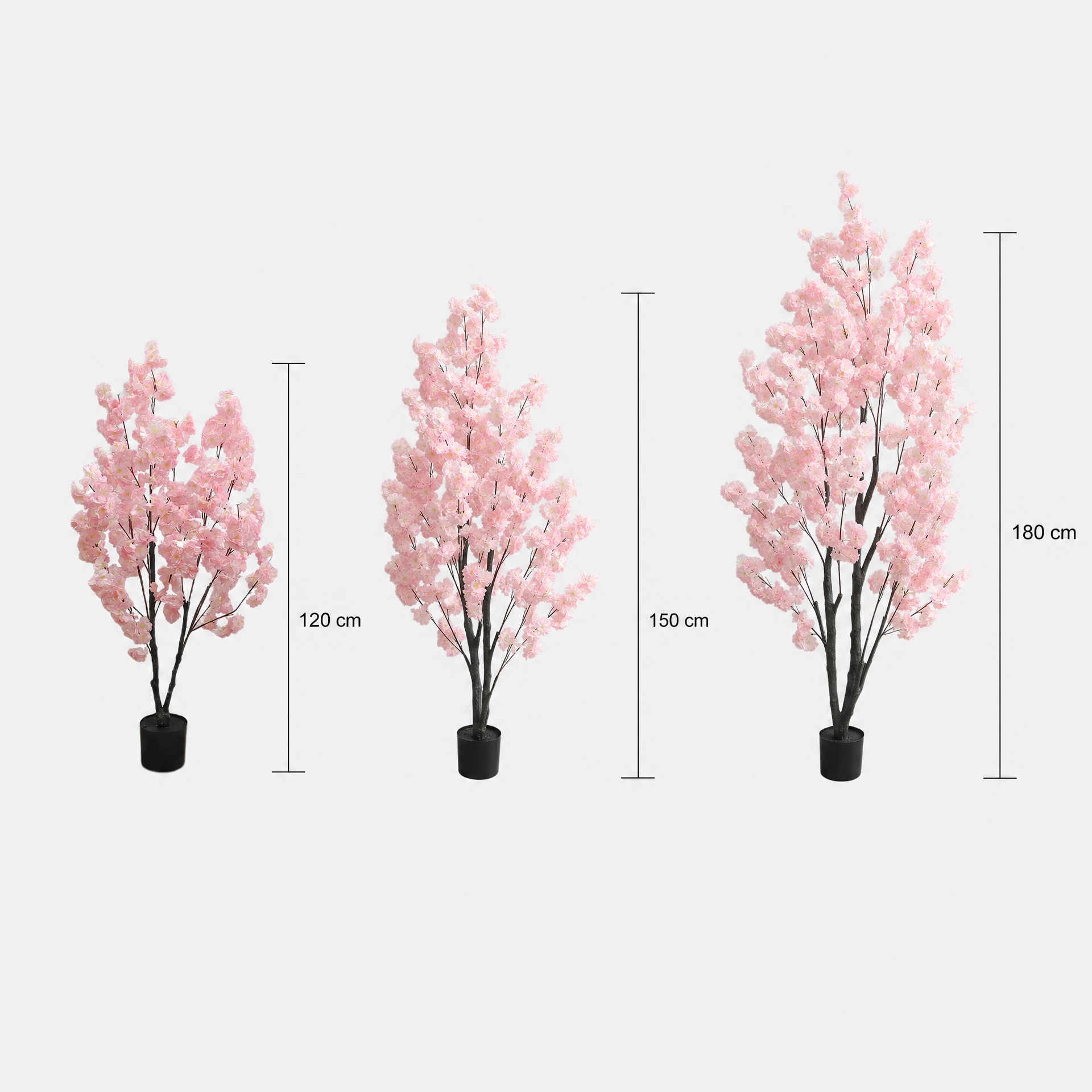 Arbre artificiel printemps fleurs rose et marron