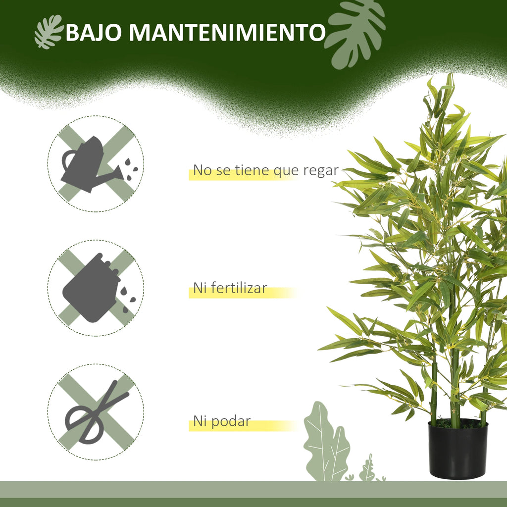Plantes Artificielles Bambou Artificiel En Pot