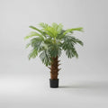 Plante artificielle arbre artificiel tronc bois uni vert et marron