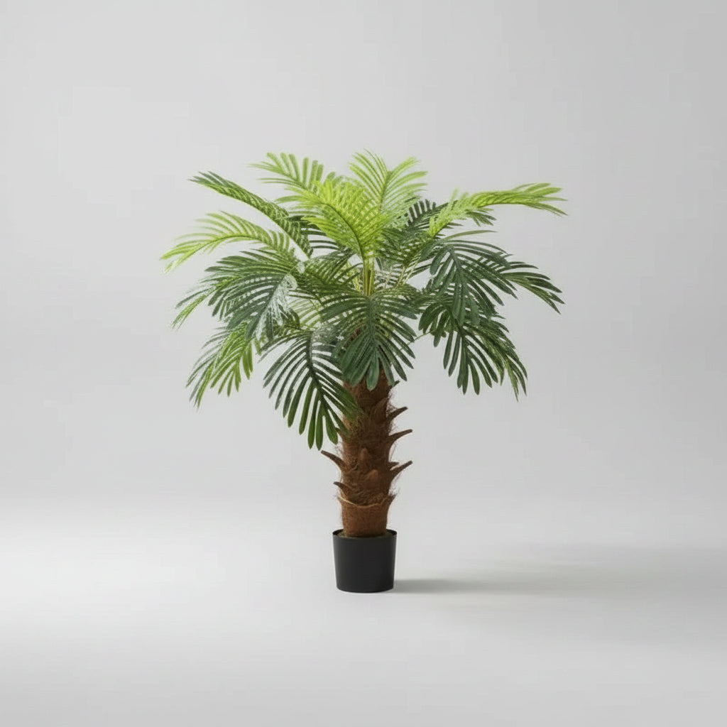 Plante artificielle arbre artificiel tronc bois uni vert et marron
