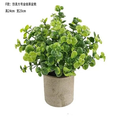 Decoration d interieur plastique uni vert et beige