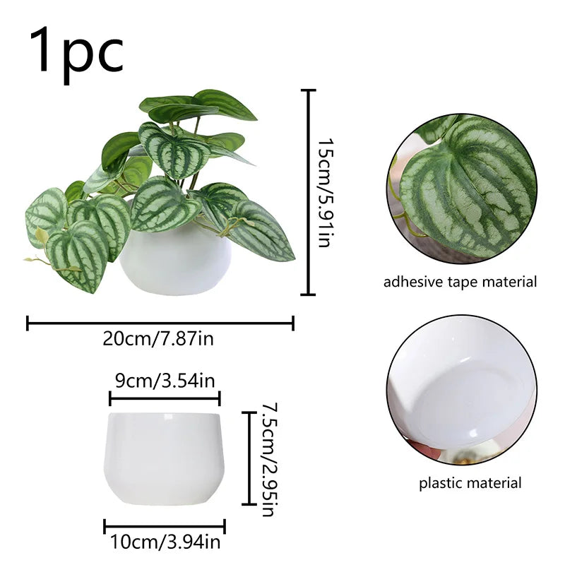 Plante Artificielle Fausse Verte De Bureau En Pot