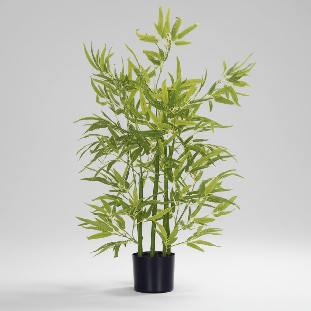 Plantes Artificielles Bambou Artificiel En Pot