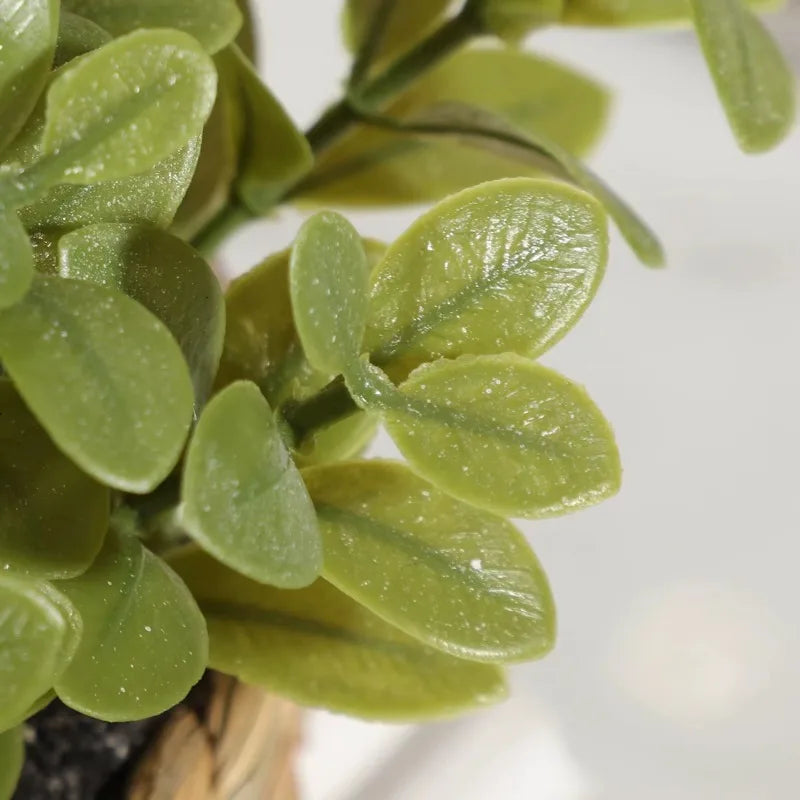 Fausse Plante Artificielle En Pot Tressé