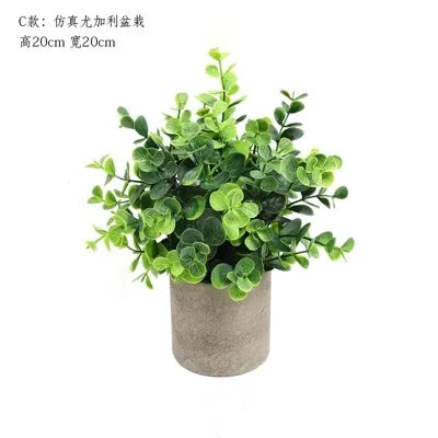 Decoration d interieur plastique uni vert et beige