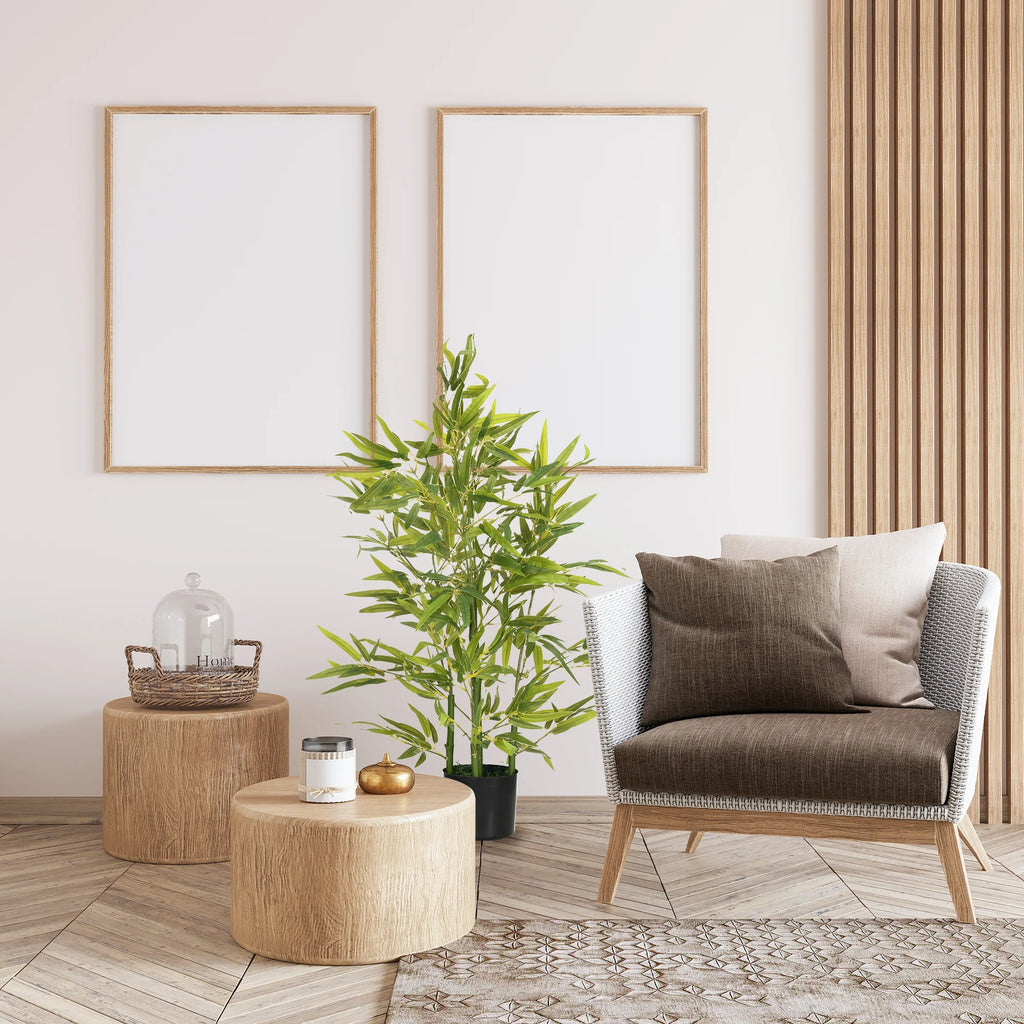 Plantes Artificielles Bambou Artificiel En Pot
