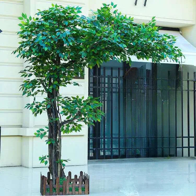 Arbre artificiel  fleurs rose et noir