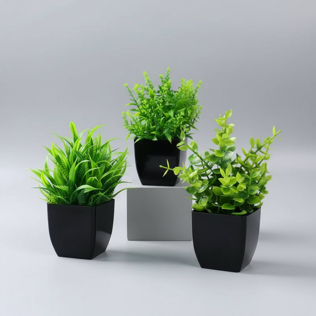 Plante Artificielle En Plastique En Pot