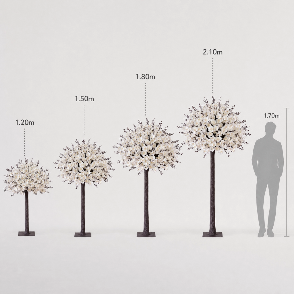 Fausses plantes d'intérieur floral rose et blanc
