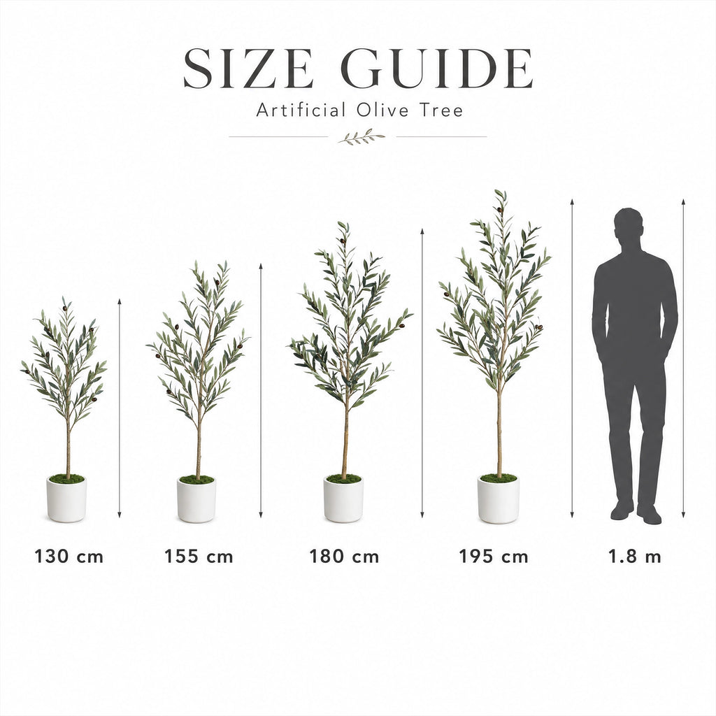 Plante artificielle soie uni vert et gris