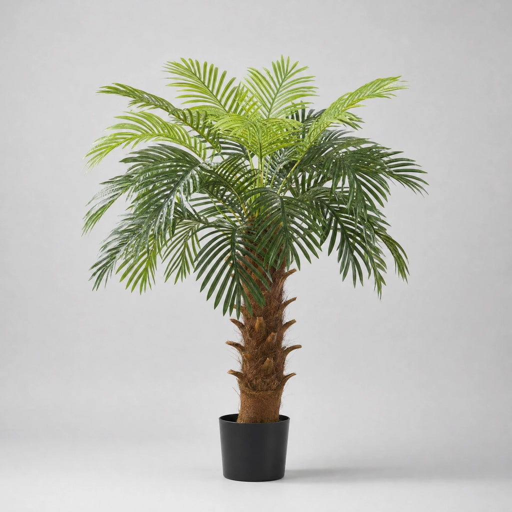 Plante artificielle arbre artificiel tronc bois uni vert et marron