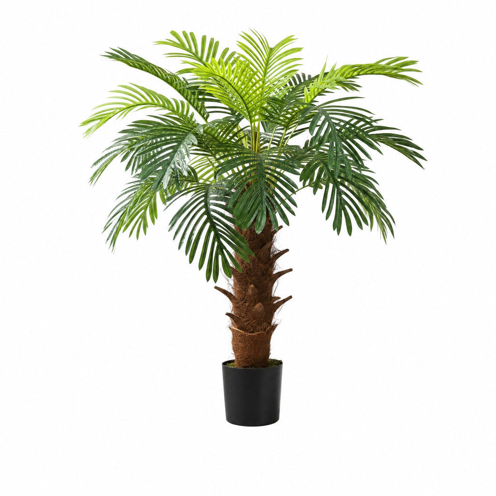 Plante artificielle arbre artificiel tronc bois uni vert et marron
